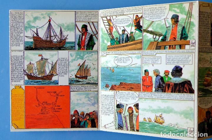 Libros de segunda mano: CRISTOBAL COL&Oacute;N. COMIC EN 18 P&Aacute;GINAS-POSTALES. NOVA EDITORIAL - Foto 5