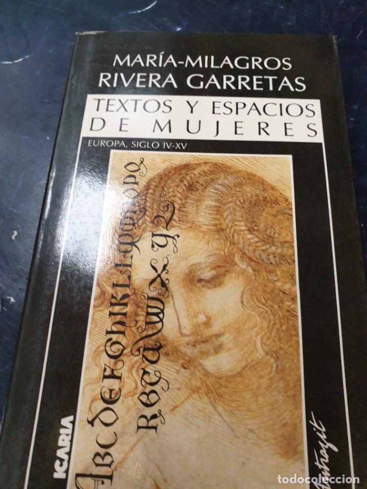 Libros de segunda mano: Textos y espacios de mujeres Maria Milagros Rivera - Foto 1