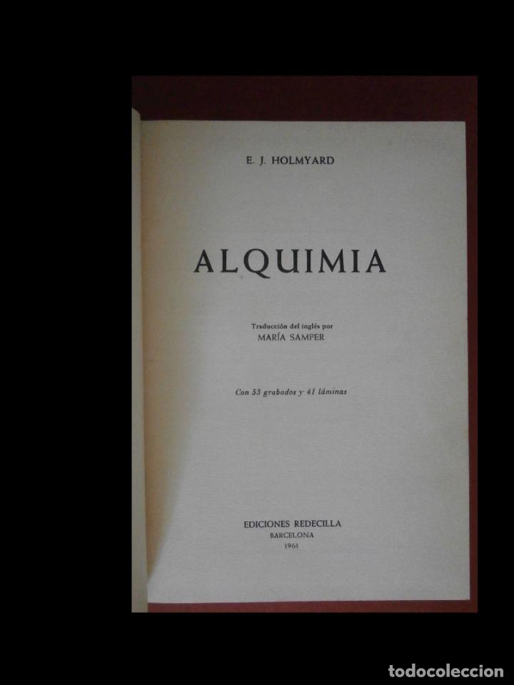 Libros de segunda mano: Alquimia. E. J. Holmayard - Foto 4