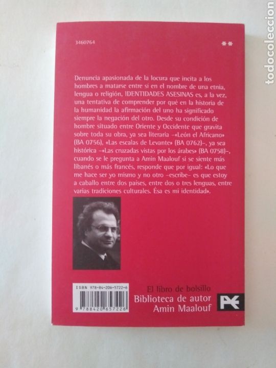 Libros de segunda mano: Identidades asesinas / Amin Maalouf - Foto 2