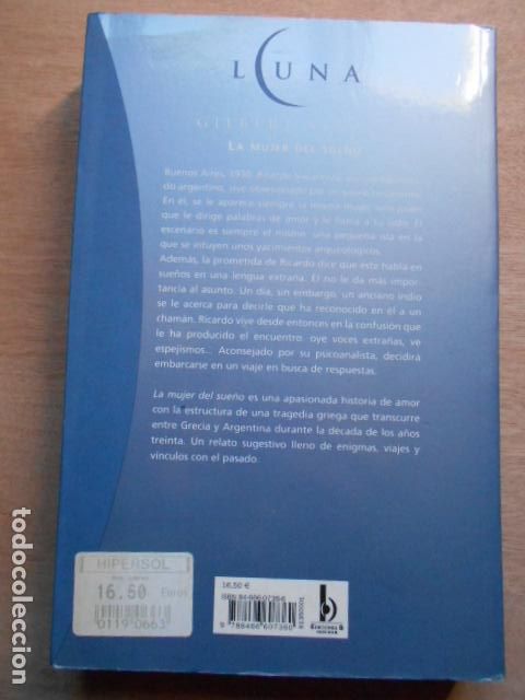 Libros de segunda mano: LA MUJER DEL SUE&Ntilde;O GILBERT SINOU&Eacute; - Foto 2