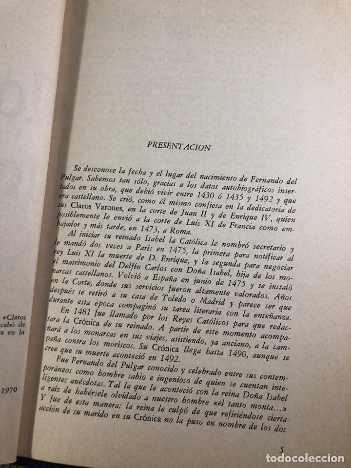 Libros de segunda mano: Los claros varones de espa&ntilde;a - Foto 3