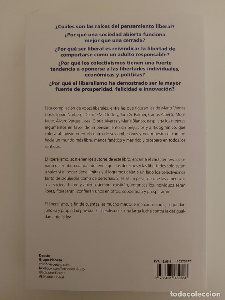 Libros de segunda mano: El Manual Liberal. Edici&oacute;n Antonella Marty. Deusto - Foto 2