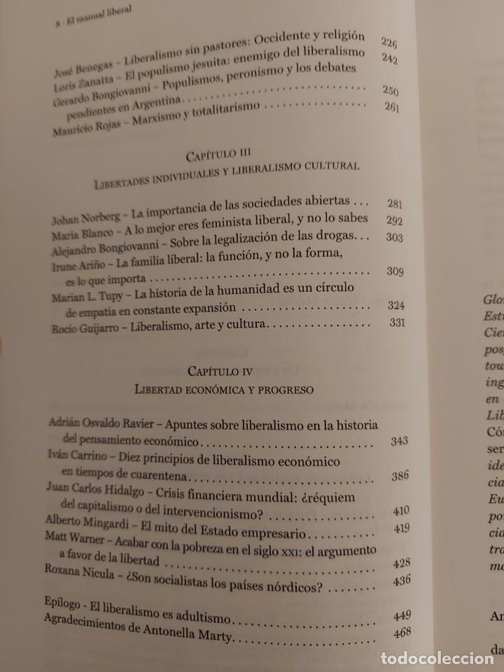 Libros de segunda mano: El Manual Liberal. Edici&oacute;n Antonella Marty. Deusto - Foto 4