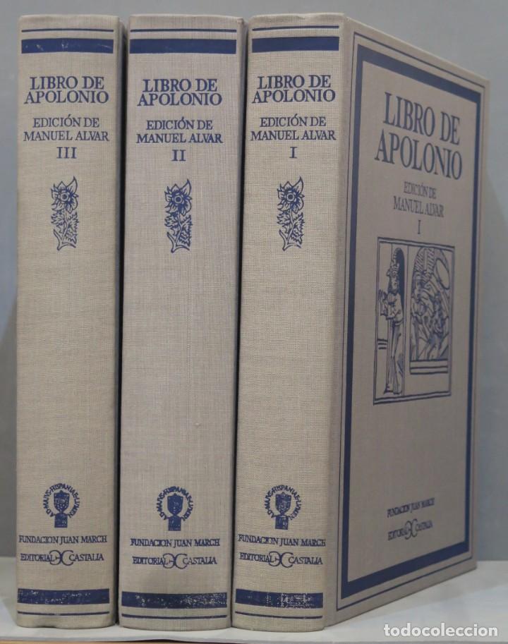 Libros de segunda mano: 1976.- LIBRO DE APOLONIO. ED. MANUEL ALVAR. CASTALIA. 3 TOMOS - Foto 1