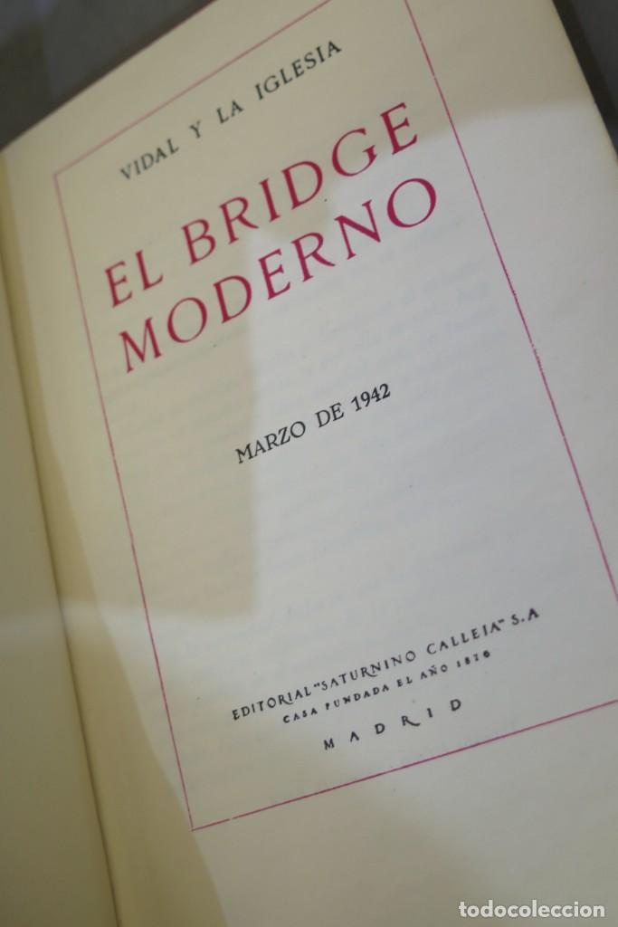 Libros de segunda mano: EL BRIDGE MODERNO. VIDAL Y LA IGLESIA. 1942. CALLEJA - Foto 3