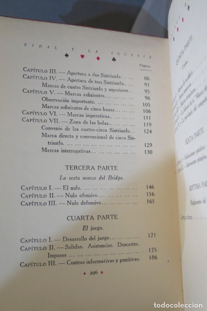 Libros de segunda mano: EL BRIDGE MODERNO. VIDAL Y LA IGLESIA. 1942. CALLEJA - Foto 5