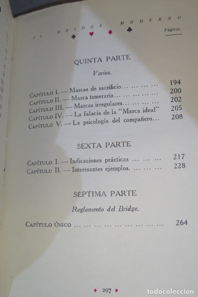 Libros de segunda mano: EL BRIDGE MODERNO. VIDAL Y LA IGLESIA. 1942. CALLEJA - Foto 6