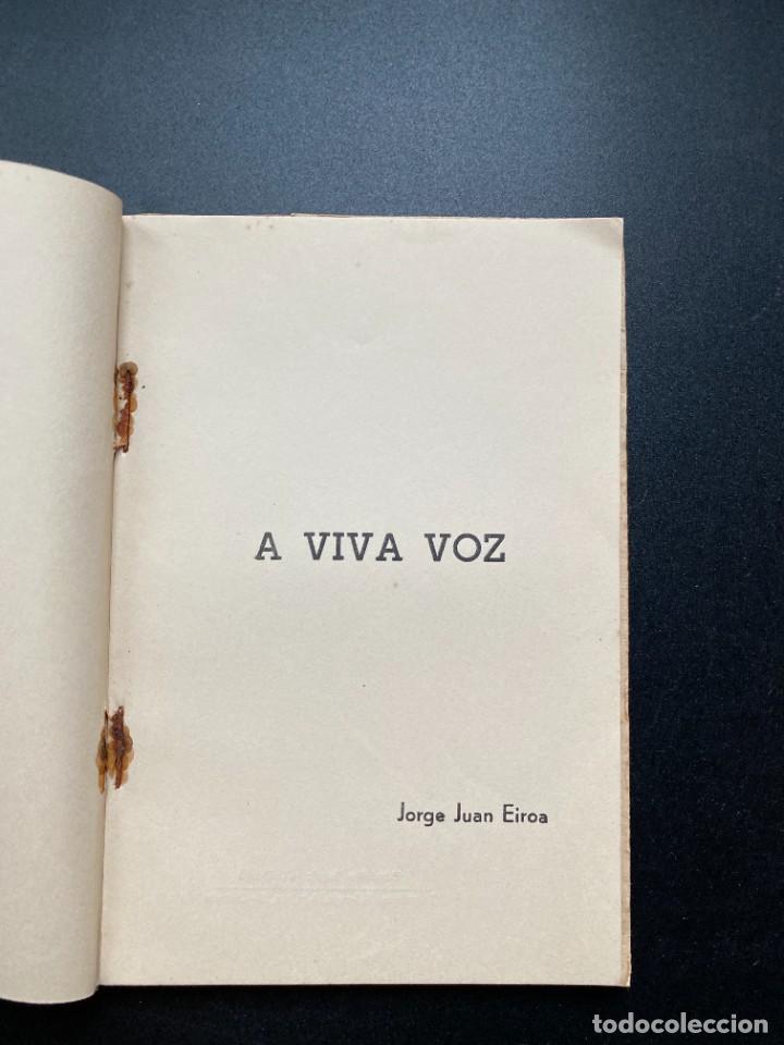 Libros de segunda mano: A VIVA VOZ. JORGE JUAN EIROA. CUENCA, 1965. PAGS: NO NUMERADA. - Foto 4