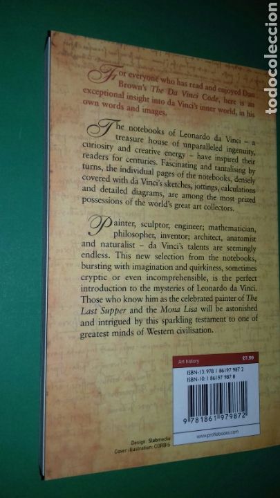 Libros de segunda mano: LEONARDO DA VINCI: THE DA VINCI NOTEBOOKS. PROFILE BOOKS, (en ingles). 2005. - Foto 2