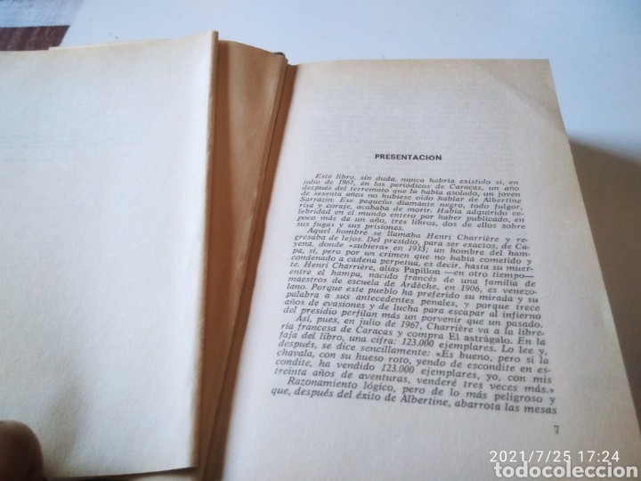 Libros de segunda mano: Papillon por Henri Charriere - Foto 5
