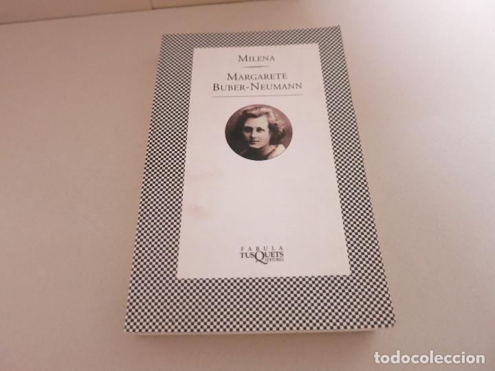 Libros de segunda mano: MILENA. Margarete Buber-Neumann. Tusquets. - Foto 1