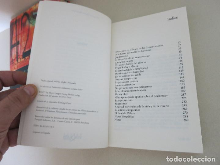 Libros de segunda mano: MILENA. Margarete Buber-Neumann. Tusquets. - Foto 3