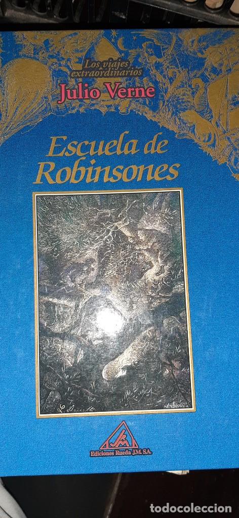 Libros de segunda mano: ESCUELAS DE ROBINSONES. JULIO VERNE - Foto 1