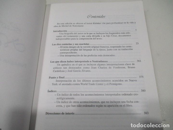 Libros de segunda mano: LAS PROFECIAS DE NOSTRADAMUS W8326 - Foto 2