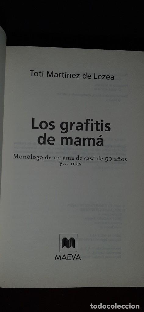 Libros de segunda mano: GRAFITIS DE MAMA. TOTI MARTINEZ DE LEZEA - Foto 2