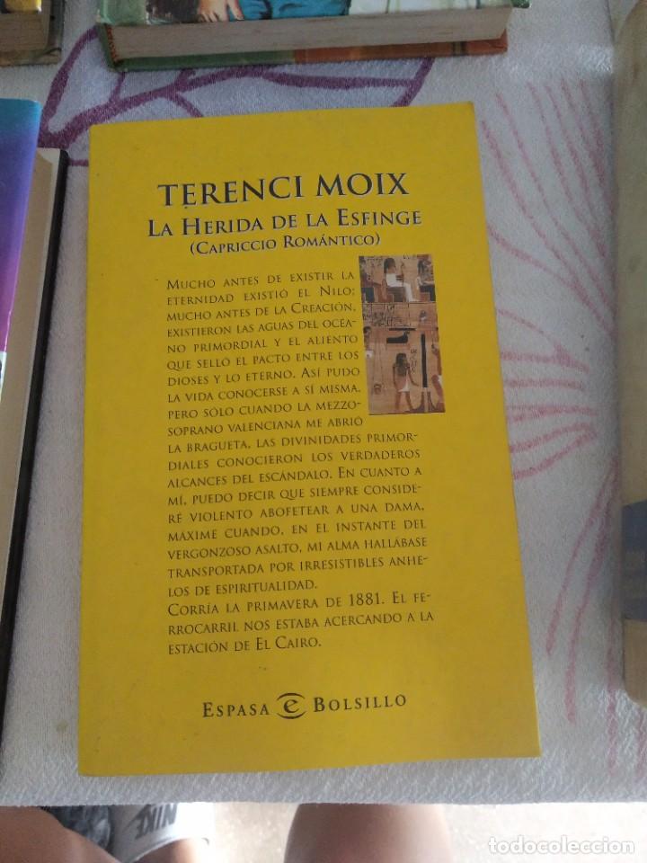 Libros de segunda mano: C-19 LIBRO TERENCI MOIX LA HERIDA DE LA ESFINGE ESPASA BOLSILLO - Foto 1