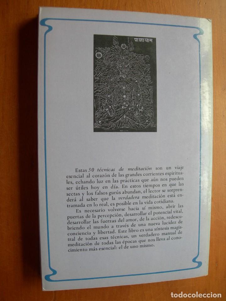Libros de segunda mano: 50 T&Eacute;CNICAS DE MEDITACI&Oacute;N / MARC DE SMEDT - Foto 2