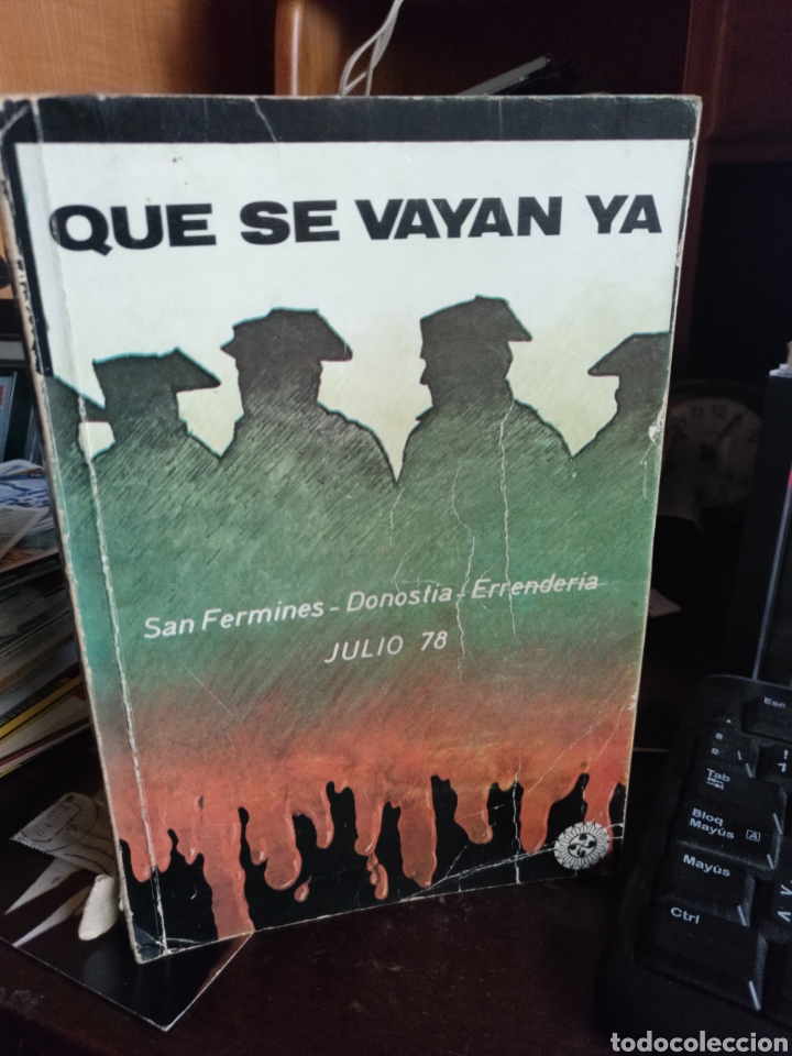 Libros de segunda mano: Landazuri. Que se vayan ya 1978. Defecto en lomo - Foto 2