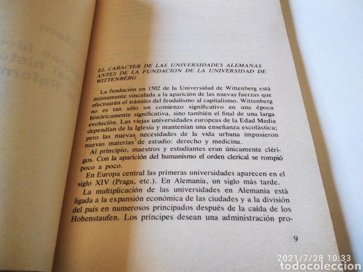 Libros de segunda mano: Libro introducci&oacute;n a la historia social de la REFORMA Leo stern - Foto 3