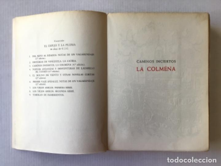 Libros de segunda mano: Caminos inciertos. LA COLMENA. - CELA, Camilo Jos&eacute;. - Foto 2