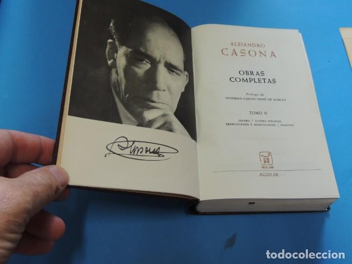 Libros de segunda mano: ALEJANDRO CASONA.- OBRAS COMPLETA. AGUILAR. 2TOMOS EDICI&Oacute;N COMPLETA - Foto 7