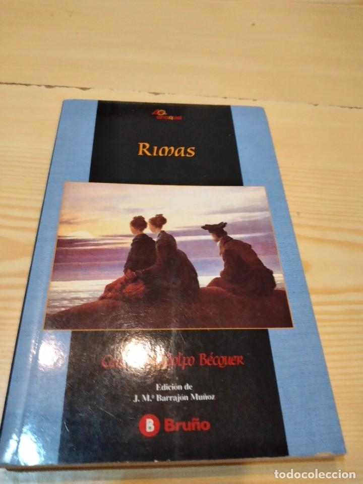 Libros de segunda mano: C-19 LIBRO RIMAS GUSTAVO ADOLFO BECQUER BRU&Ntilde;O - Foto 1