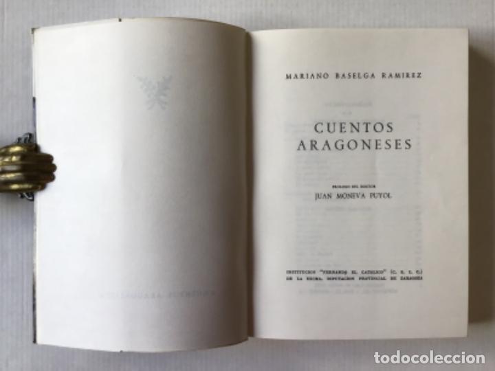 Libros de segunda mano: CUENTOS ARAGONESES. - BASELGA, Mariano. - Foto 2