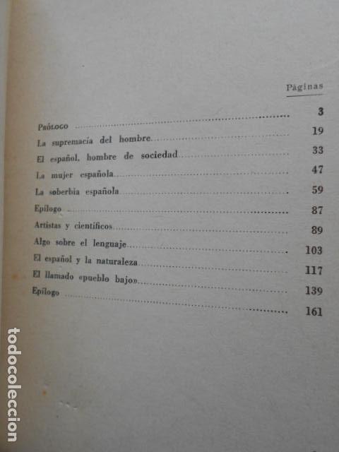 Libros de segunda mano: EL CARACTER ESPA&Ntilde;OL EDICIONES NUEVA &Eacute;POCA - Foto 3