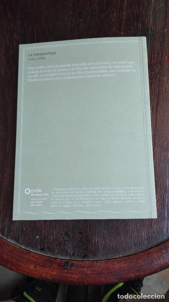 Libros de segunda mano: La metamorfosis Franz Kafka a&ntilde;o 2011 - Foto 3