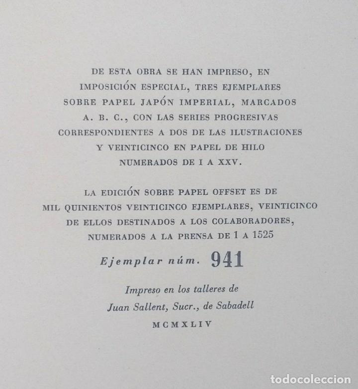 Libros de segunda mano: RETABLO - VICTOR CATALA - 1944 - NUMERADO - Foto 3