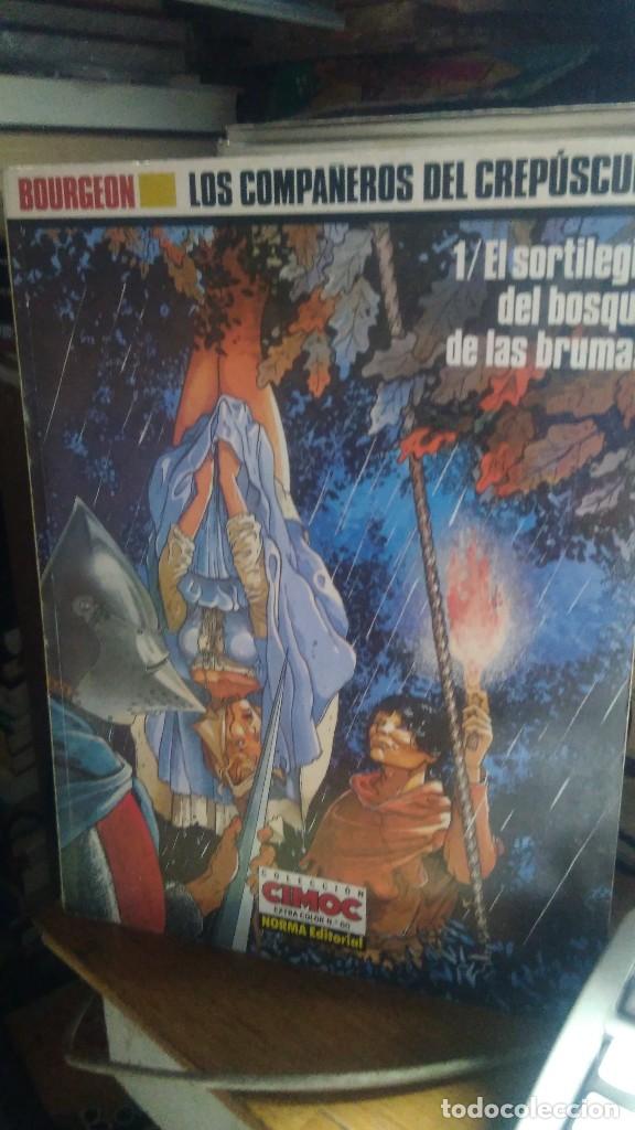 Libros de segunda mano: BOURGEON, LOS COMPA&Ntilde;EROS DEL CREP&Uacute;SCULO, ED. NORMA - Foto 1