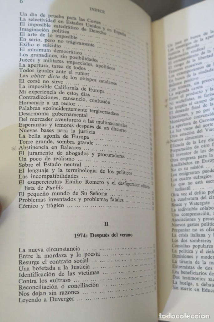 Libros de segunda mano: LO QUE NOS PASA. 1974. MANUEL JIMENEZ DE PARGA - Foto 3