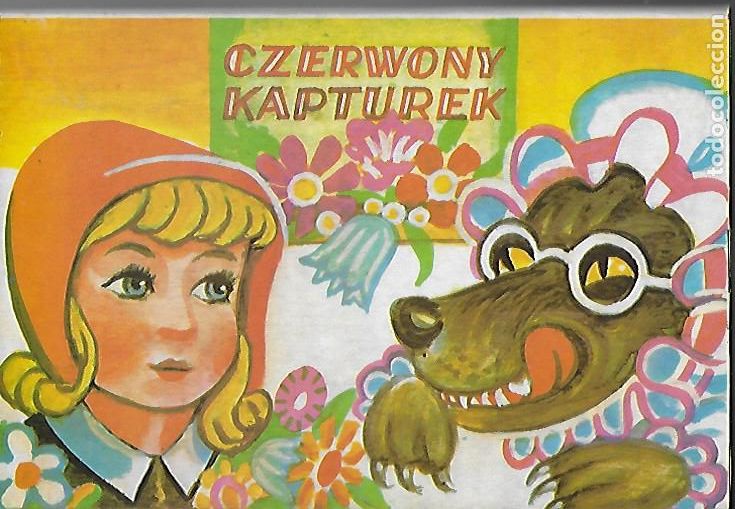 Libros de segunda mano: Czerwony Katurek ( Caperucita roja) Polonia, 1991. Desplegable