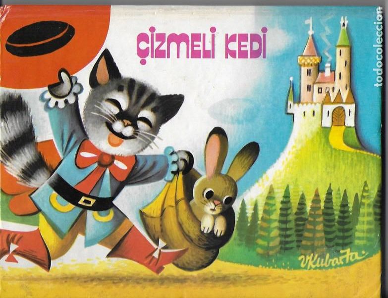 Libri di seconda mano: &Ccedil;izmeli kedi ( El gato con botas ) / il. V. Kubasta. Turquia, 1985 ( impreso en Checoeslovaquia)