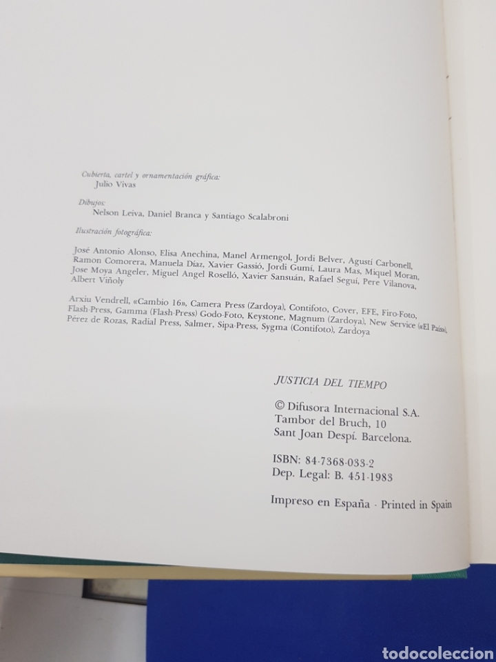Libros de segunda mano: 1982 Justicia en el Tiempo ,Difusora Internacional - Foto 4