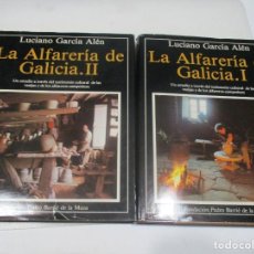 Libros de segunda mano: LUCIANO GARCÍA ALÉN A ALFARERÍA TRADICIONAL DE BRUÑO CARPETA DE GALICIA I Y II W8375. Lote 278682208