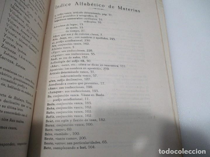 Libros de segunda mano: PABLO DE ZAMARRIPA Y URAGA Gram&aacute;tica Vasca W8430 - Foto 3