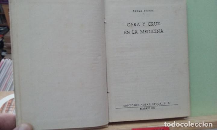 Libros de segunda mano: Cara y cruz en la medicina. Peter bamm - Foto 2