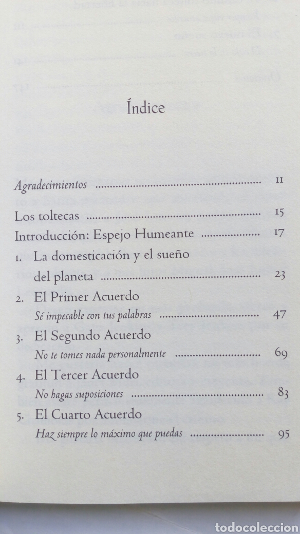 Libros de segunda mano: Los Cuatro Acuerdos. Dr. Miguel Ruiz. - Foto 5