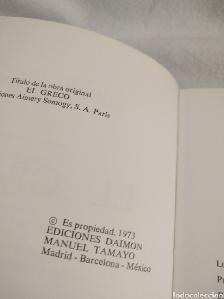 Libros de segunda mano: Grandes maestros. El greco. Daimon. - Foto 4