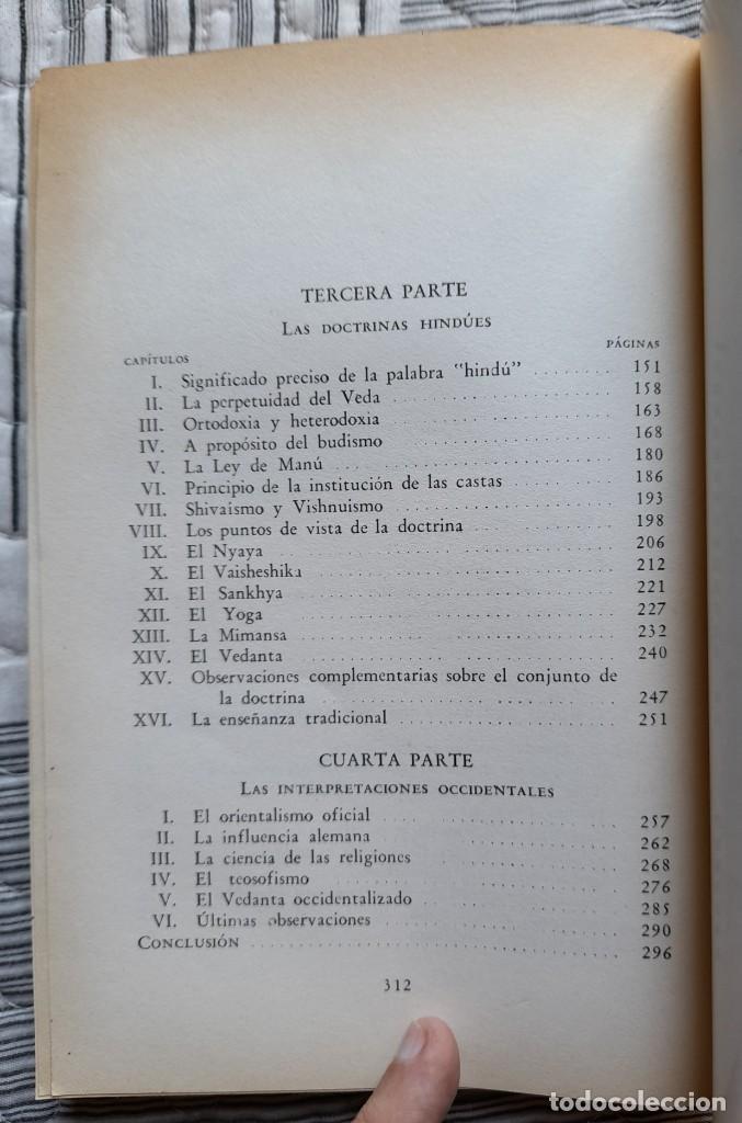 Libros de segunda mano: Introducci&oacute;n general al estudio de las doctrinas hind&uacute;es - Foto 5
