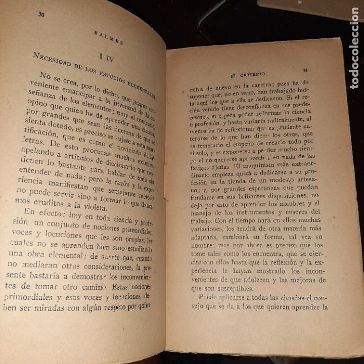 Libros de segunda mano: EL CRITERIO. TOMO SEGUNDO. BALMES - Foto 2