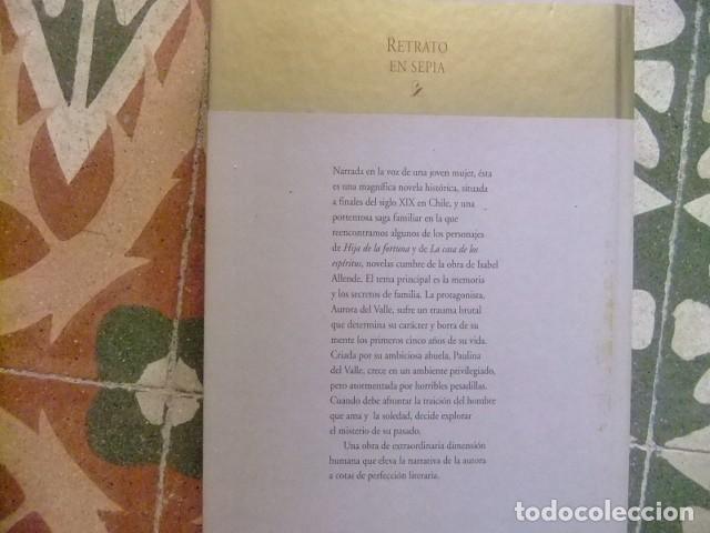Libros de segunda mano: RETRATO EN SEPIA // ISABEL ALLENDE // - Foto 2