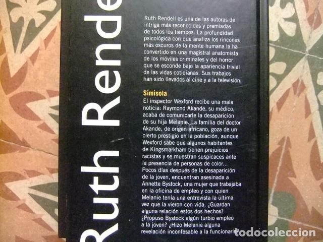 Libros de segunda mano: SIMISOLA // RUTH RENDELL // PLANETA D&acute;AGOSTINI - Foto 2