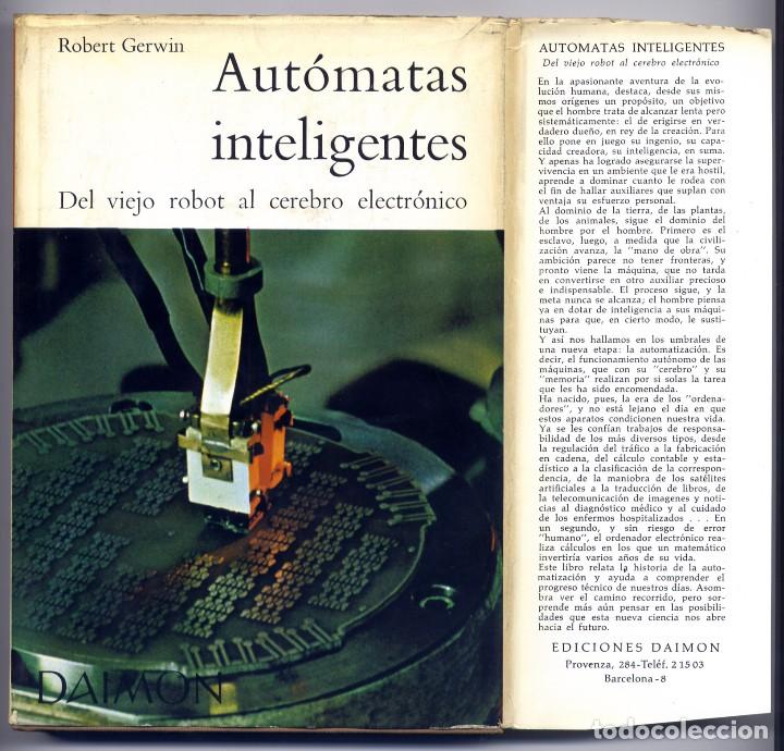 Libros de segunda mano: GERWIN, Robert. Aut&oacute;matas inteligentes. Del viejo robot al cerebro electr&oacute;nico. 1967. - Foto 1