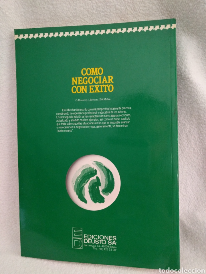 Libros de segunda mano: C&oacute;mo negociar con &eacute;xito. Deusto. - Foto 2