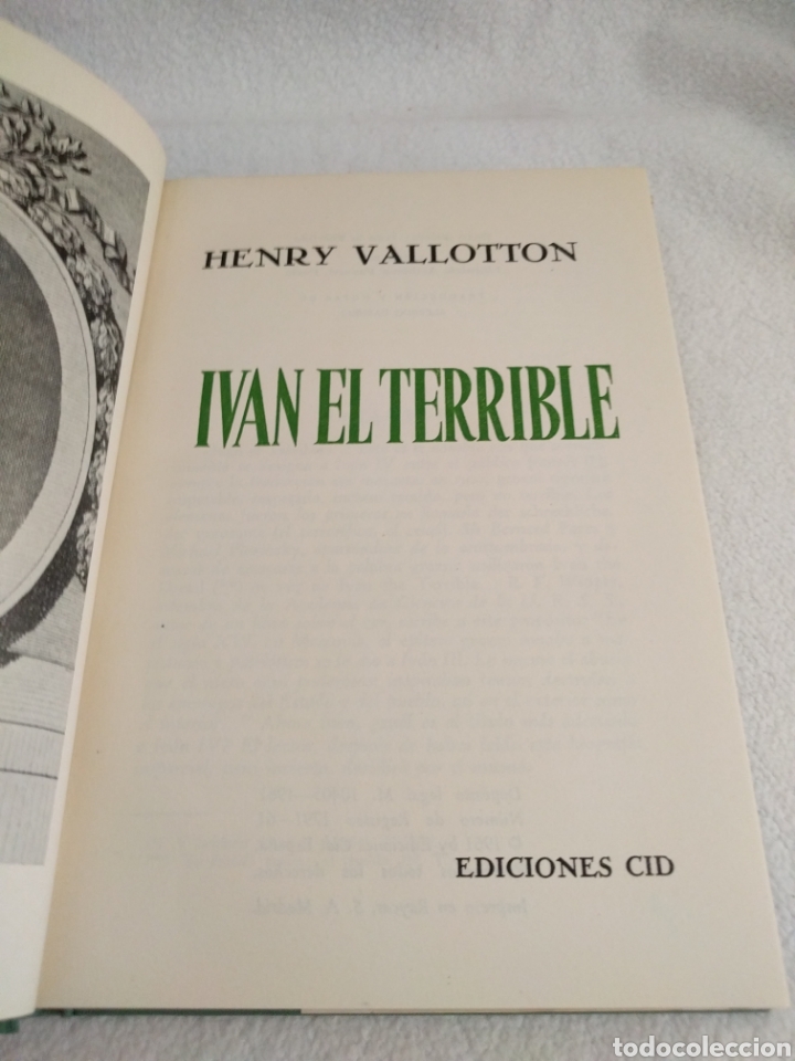 Libros de segunda mano: Iv&aacute;n el terrible. Henry Vallotton. Yunque - Foto 1