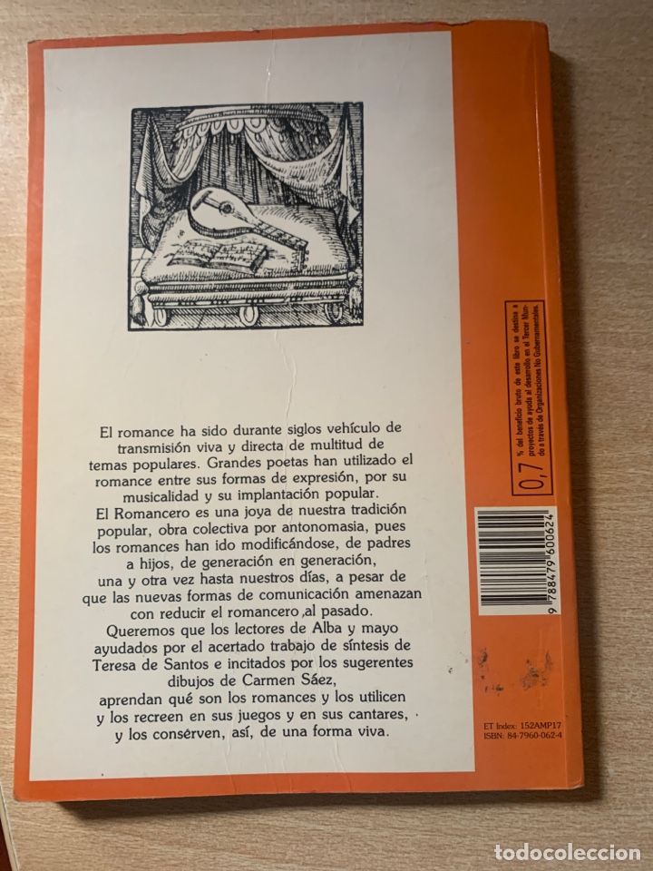 Libros de segunda mano: Romancero para ni&ntilde;os. Teresa de Santos - Foto 3