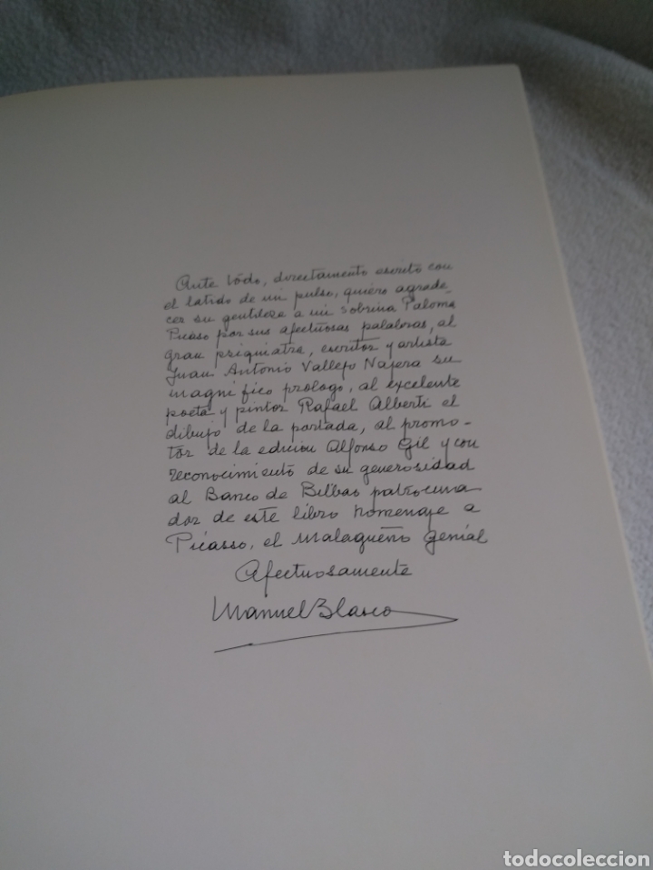 Libros de segunda mano: Picasso. Ins&oacute;lito. Manuel Blasco. - Foto 4